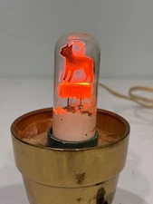 RARE Antique Aerolux Lamp With Scottie Dog Bulb!! Good Condition!!