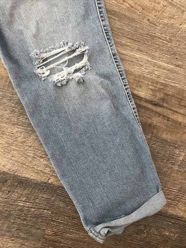 Signature Levi's Womens Jeans Size 14 W32 Heritage Boyfriend Cuffed Tapered - Picture 4 of 10