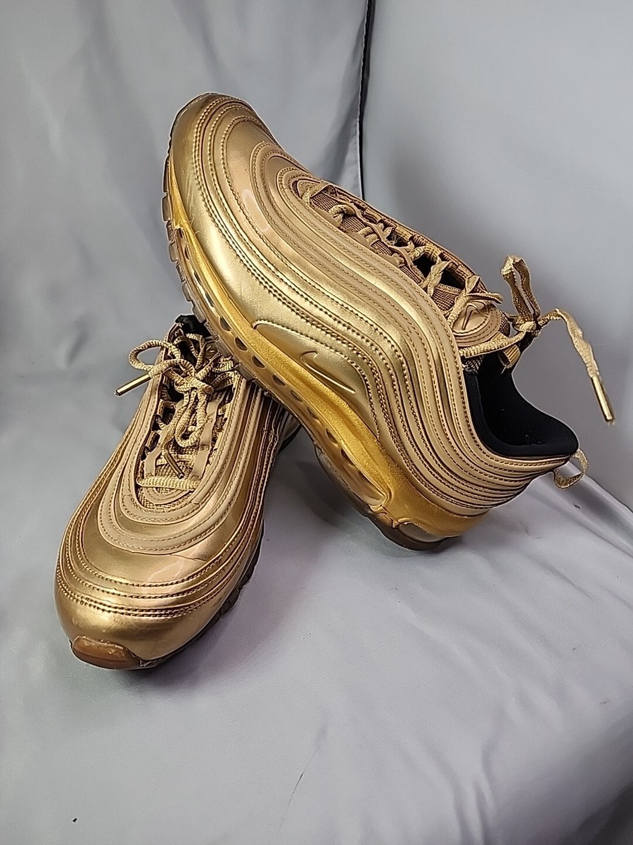 men's nike air max 97 gold medal casual shoes