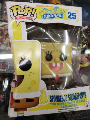 Funko Pop Spongebob Squarepants #25 Rare Retired damaged package still NIB | Funko Pop