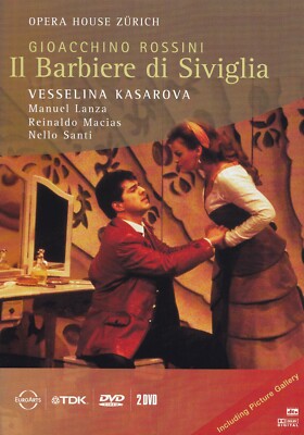 GIOACCHINO ROSSINI - 2 DVD - IL BARBIERE DI SIVIGLIA - OPERA HOUSE ZÜRICH 