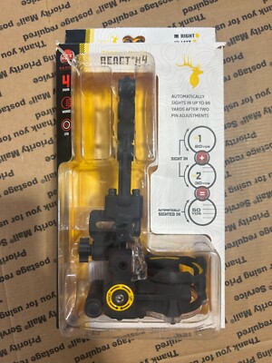 TROPHY RIDGE React H4 Bow Sight 4-Pin Right Hand with React Technology NEW