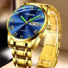 Men's Luxury Watches Stainless Steel Luminous Quartz Business Wrist Watch AU