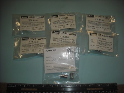Lot of 8 PARKER 10 TIZ .375-SS Tube End Insert, SS, CPI Comp, 5/8 Inch