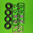 Off Road Tires Rims 1971 Ford F-250 Custom 4x4 Pickup Truck Lifted Moebius 1/25