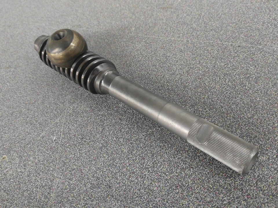 JUEGO DE ENGRANAJES HELICOIDALES EJE PIÑÓN DIRECCIÓN ORIGINAL PORSCHE 356 356A USADO MUY BONITO NLA Foto 4 de 4