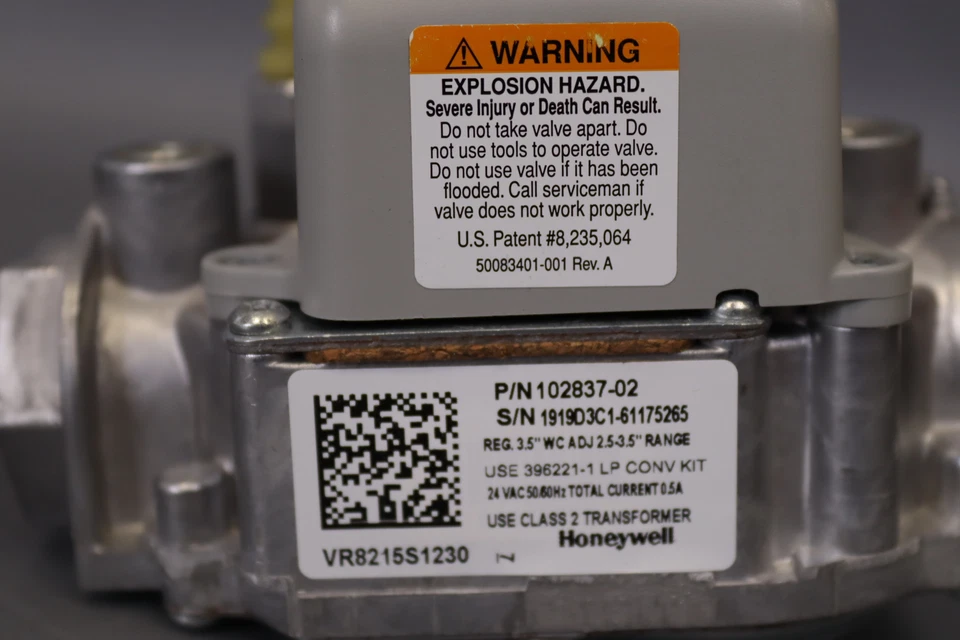 Ignição direta Honeywell Home Vr8215s1230t 1sg, 1/2"x1/2", 3.5" Wc Se - Imagem 3 de 4