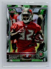 2015 Topps Mini Chrome Green Refractor Dominique Brown 179