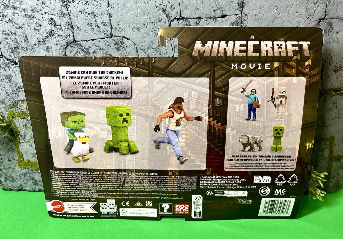 2025 Mattel A Minecraft Movie - Woodland Mansion Throwdown 4 2025 Mattel A Minecraft Movie - Woodland Mansion Throwdown 4