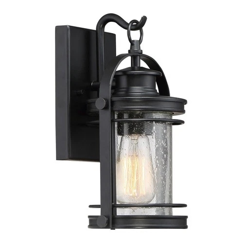 Booker 11.5 Inch Outdoor Wall Lantern Transitional Aluminum - 11.5 Inches - Picture 1 of 5