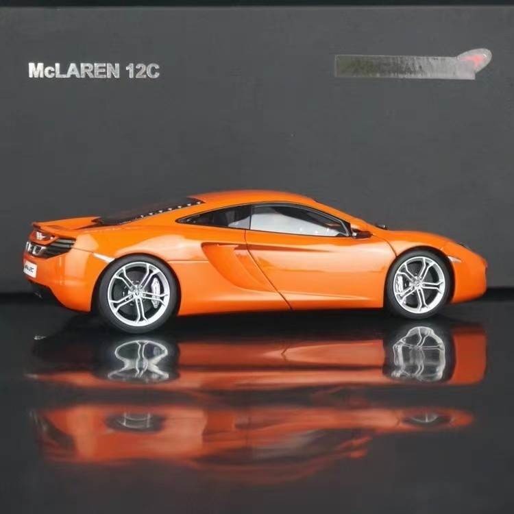 SUPER RARE* Autoart 1/18 McLaren MP4-12C Metallic Orange 2011 | eBay