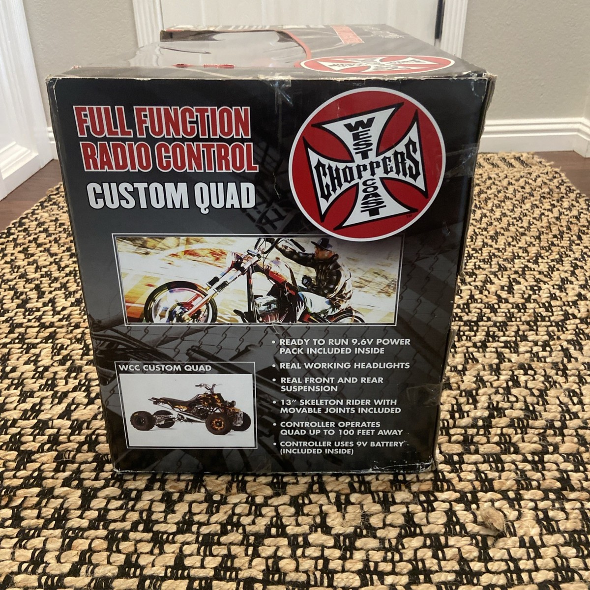 2005 Jesse James West Coast Choppers Radio Control Quad Skeleton
