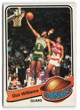 1979-80 Topps #27 Gus Williams Seattle SuperSonics