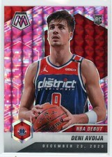 2020-21 Panini Mosaic #272 Deni Avdija Pink Reactive Portland Trailblazers RC