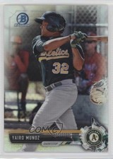 2017 Bowman Chrome Prospects Refractor 110/499 Yairo Munoz #BCP203 6ks