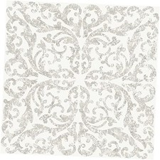 Estate Peel Stick Floor Tiles, Gray Pack of 10 Tiles, 6-in by 6-in Sample