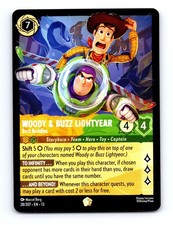 Woody  Buzz Lightyear - Best Buddies 28/204 Attack of the Vine Lorcana NM