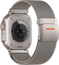 Metal Bands Compatible with Apple Watch Ultra 3/2/1 Band 49Mm 46Mm 45Mm 44Mm 42M