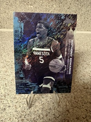 2025-26 Topps Chrome Cactus Jack Anthony Edwards Aqua Shimmer /199 Timberwolves