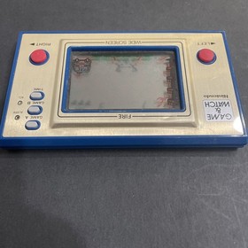 Nintendo Fire Game & Watch FR-27 1981 Wide Screen Handheld Electronic Game