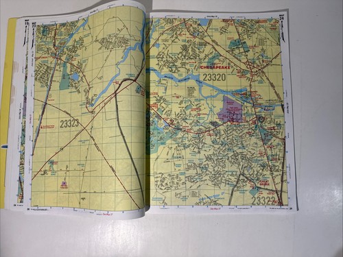 Tidewater Virginia Street Map 1996 ADC Atlas Norfolk Naval Air Station VA Guide - Picture 11 of 17