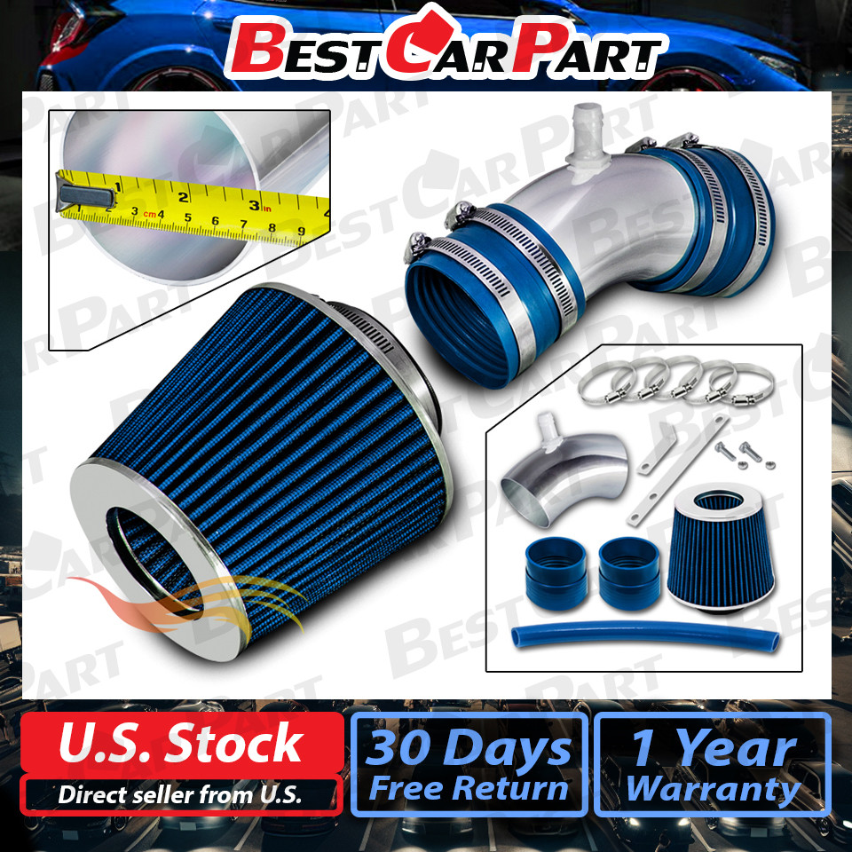 BCP BLUE Short Ram Air Intake + Filter For 2006 2007 2008 Sonata 3.3L V6