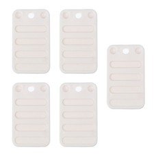 5Pcs Furniture Feet Mats Simple Sofa Leg Bed Foot Base Raising Pads (White)