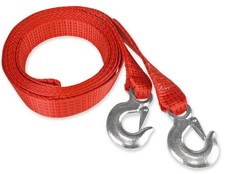 PAS-KAM 02013 Abschleppseil 7.5 tonnen 5 Meter mit Haken Abschleppgurt LKW