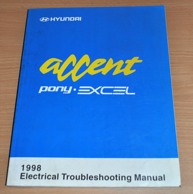 Werkstatthandbuch HYUNDAI Accent Pony Excel ab 1998  Elektrik Fehler
