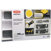 OXO Good Grips Expandable Utensil Drawer Organizer for Kitchen Tools and Cutlery