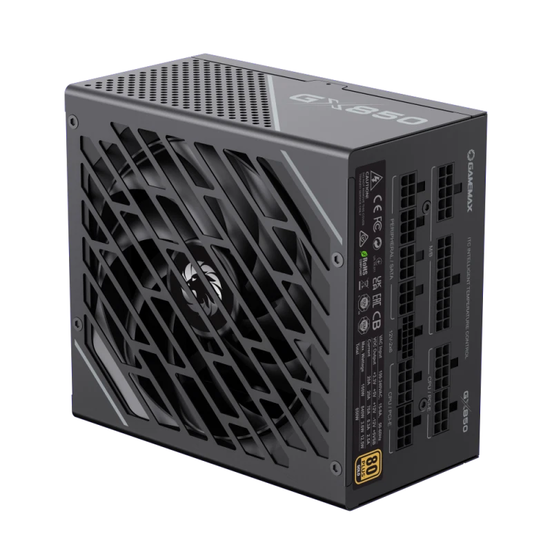 GAMEMAX GX-850 PRO BK 850W 80 Plus Gold ATX3.0 PCIe5.0 PC-Netzteil - Bild 4 von 4
