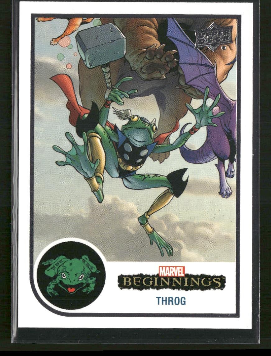 2022 Upper Deck Marvel Beginnings Volume 2, Series 1 #117 Throg