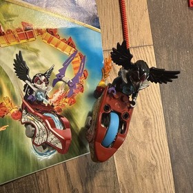 LEGO LEGENDS OF CHIMA Ring of Fire 70100 Incomplete (weapon) Excellent Condition