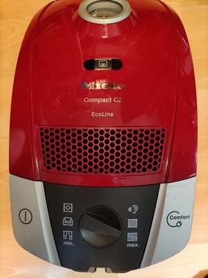 Miele Compact C2 Ecoline Bodenstaubsauger Rot, gebraucht, keine Garantie