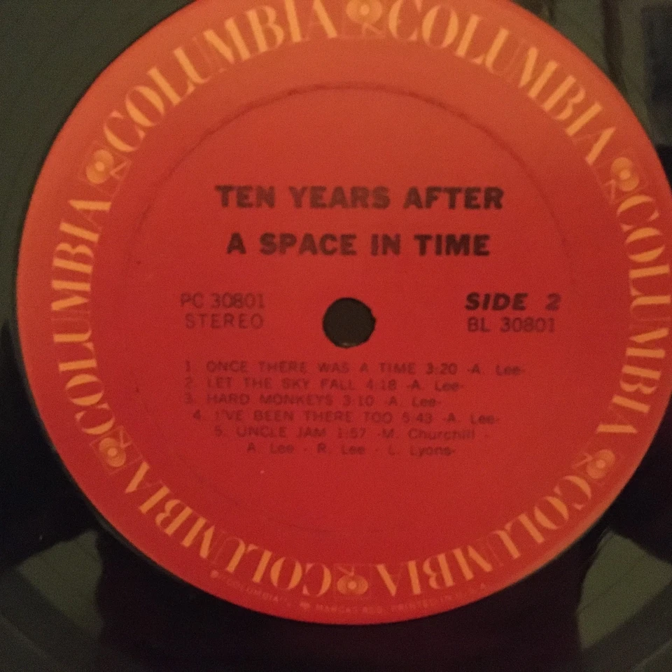 Ten Years After  LP    A Space in Time KC30801 Columbia 1971 Vinyl - Image 4 of 4