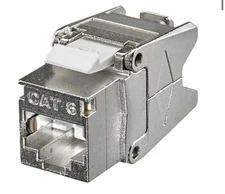 24-Pack Hubbell HJS624 NEXTSPEED Category 6 Shielded Jack w/Cobra-Lock Term.