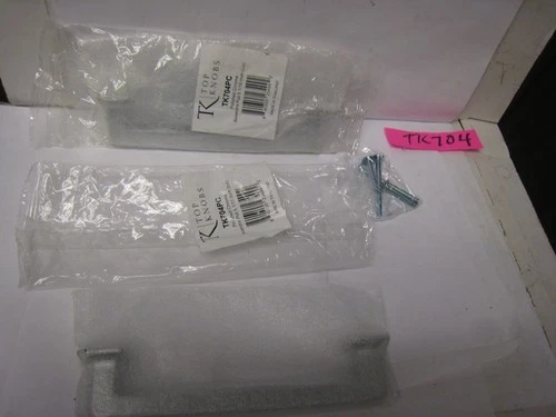 2  Top Knobs Transcend Ascendra Pull 5 1/16" (128mm) CTC Polished Chrome TK704PC - Picture 2 of 6