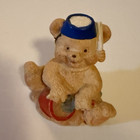 Teddy babies  This Little Piggy Augie Bear Figurine Ceramic Hand Painted August — photo 1