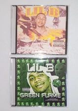 2 CD Lot Rap/Hip-Hop, Lil B - White Flame + Green Flame [SEALED Mixtape]