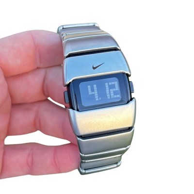 Nike D-Line Watch Vintage Rare 90s Gray Metal Gorpcore Y2K | eBay