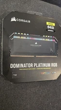 CORSAIR Dominator Platinum RGB 64GB (2 x 32GB) DDR5 6800mhz PC5 54400 Memory