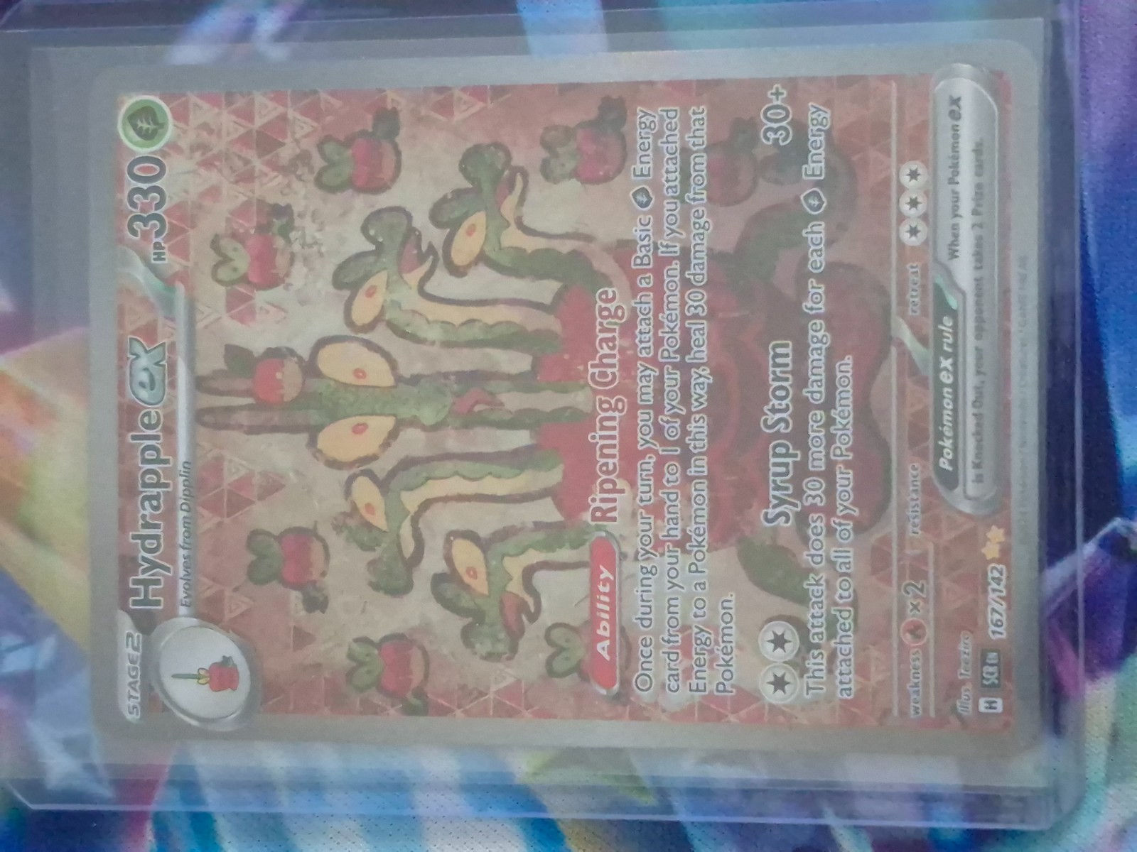 Pokemon  Hydrapple ex 167/142 Sv07: Stellar Crown Holo