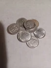 22 silver dimes 11 Rosevelt 11 Mercury But 3 Have Holes On Then Shown As Is