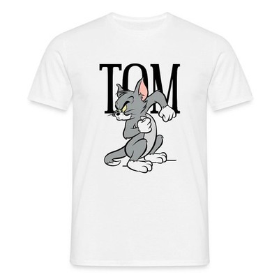 Tom Und Jerry Wütender Kater Männer T-Shirt