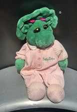 VTG Barney Bedtime BABY BOP in Pink Pajamas by Lyons 16"