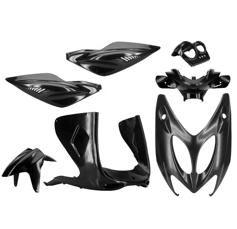 Kit carénage MBK Nitro pour réparer un scooter après chute avec 7 pièces en ABS