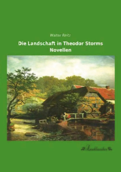 Walter Reitz | Die Landschaft In Theodor Storms Novellen | Taschenbuch | Deutsch-image