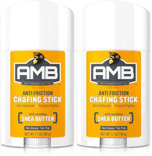 Anti-Chafing Stick - Mess-Free, Easy Glide Application with Shea Butter  Almond