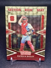 2020 Elite Edition College Ticket Gold Vinyl Patrick Bailey NC State 1 of 1 🔥