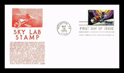 US COVER SKYLAB SPACE LABORATORY FDC SCOTT 1529 ANDERSON CACHET